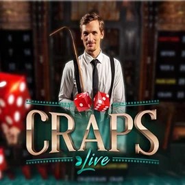 Official Live Casino logo: Live Craps by Evolution at WildHub Casino
