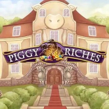 Piggy Riches logo by NetEnt at WildHub Casino