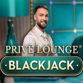 Privé Lounge Blackjack slot logo by Pragmatic Play at WildHub Casino
